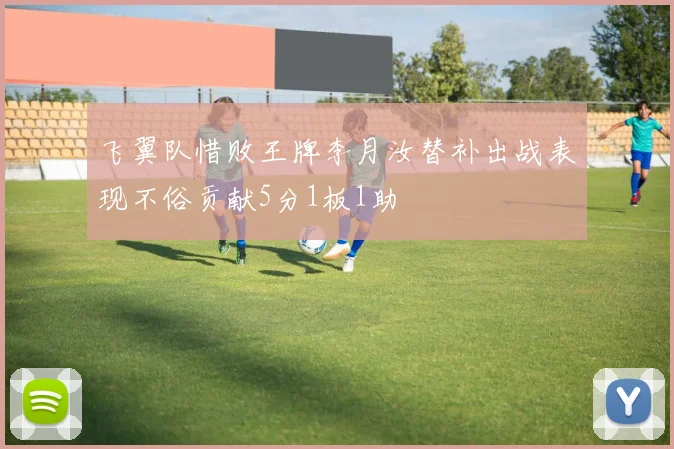 飞翼队惜败王牌李月汝替补出战表现不俗贡献5分1板1助